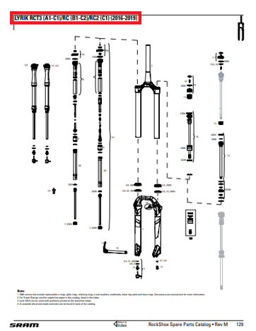 Rockshox spare shop parts catalog 2019